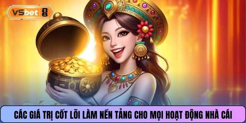Các giá trị cốt lõi làm nền tảng cho mọi hoạt động nhà cái