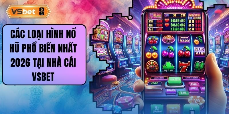 Các Loại Hình Nổ Hũ Phổ Biến Nhất 2026 Tại Nhà Cái Vsbet
