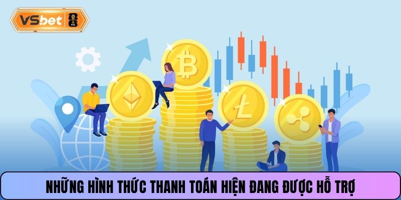 Những hình thức thanh toán hiện đang được hỗ trợ